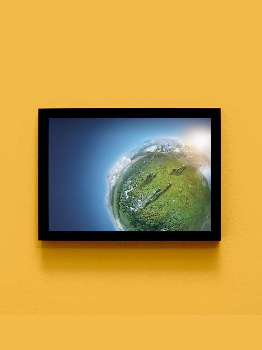 Planet Earth II Dizi Tablo Siyah Çerçeveli Dizi Poster Duvar Tablo - En İyi Fiyatlarla