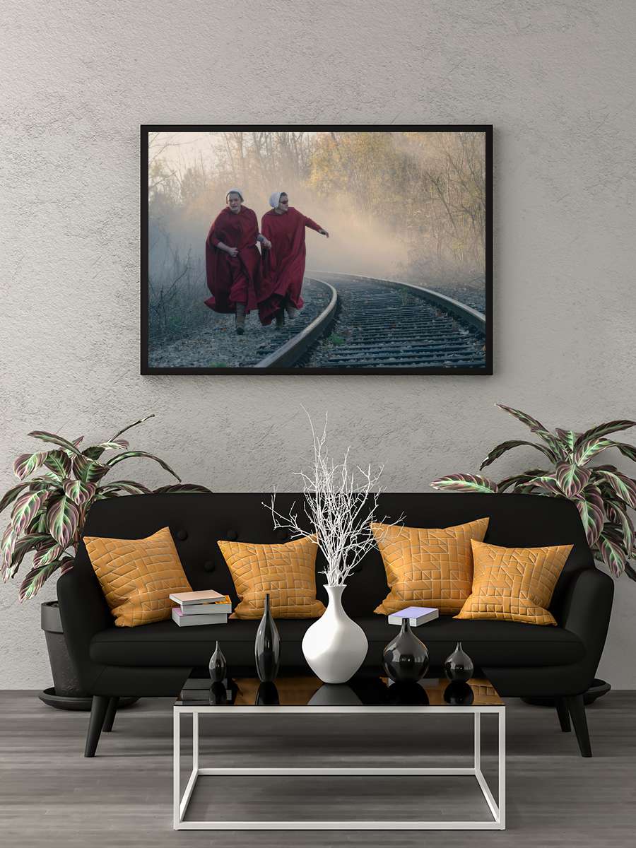 The Handmaid's Tale Dizi Tablo Siyah Çerçeveli Dizi Poster Duvar Tablo