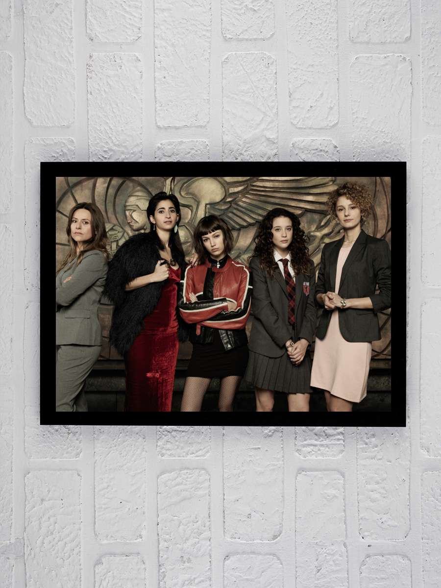 La casa de papel Dizi Tablo Siyah Çerçeveli Dizi Poster Duvar Tablo