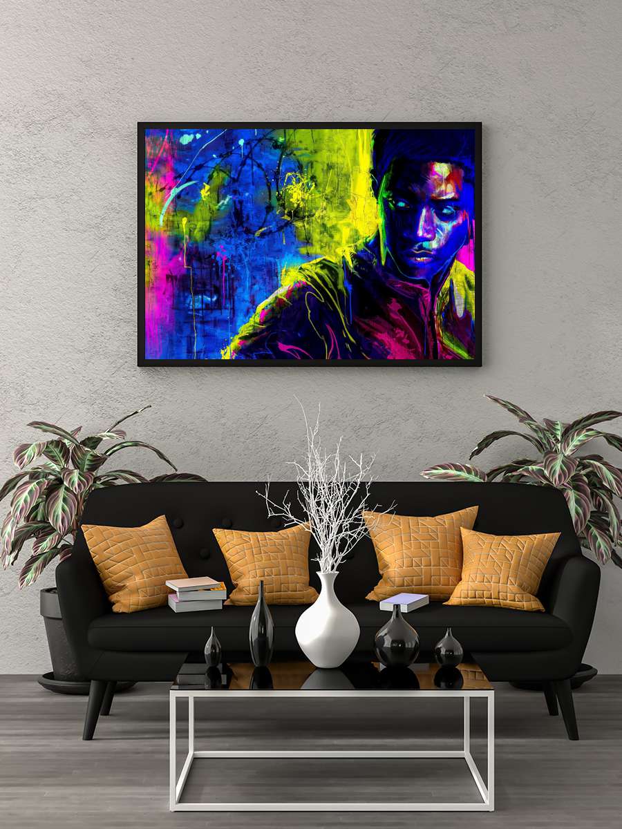 Snowfall Dizi Tablo Siyah Çerçeveli Dizi Poster Duvar Tablo