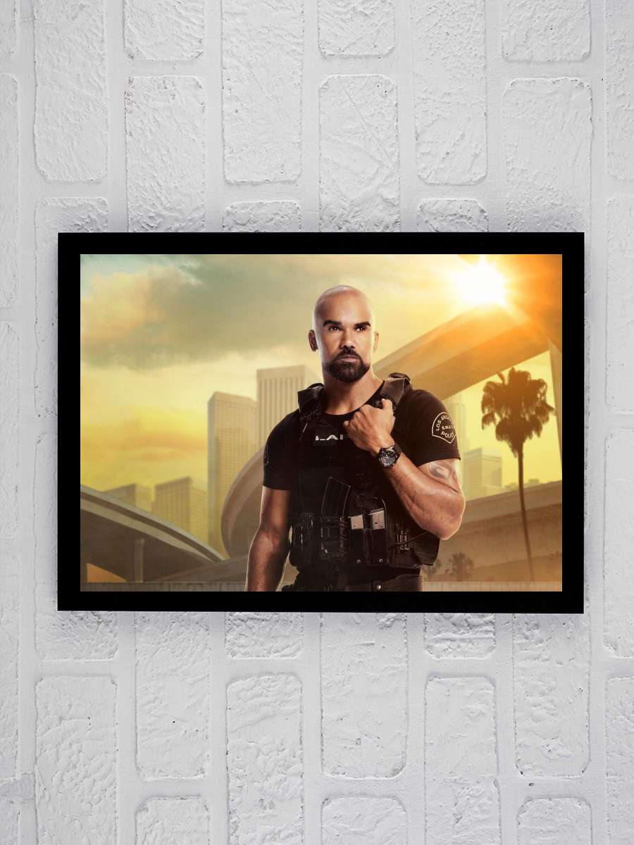 S.W.A.T. Dizi Tablo Siyah Çerçeveli Dizi Poster Duvar Tablo