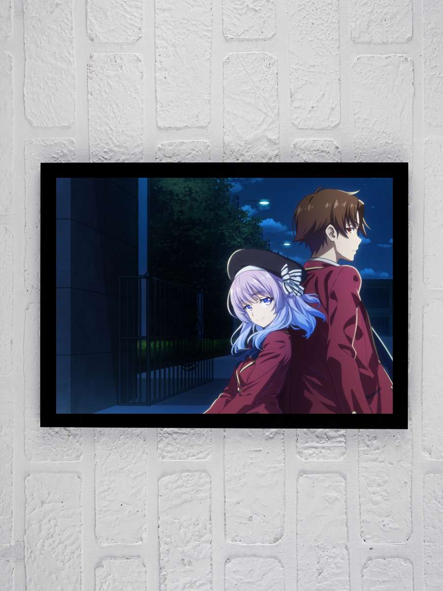 Youkoso Jitsuryoku Shijou Shugi no Kyoushitsu e - ようこそ実力至上主義の教室へ Dizi Tablo Siyah Çerçeveli Dizi Poster Duvar Tablo