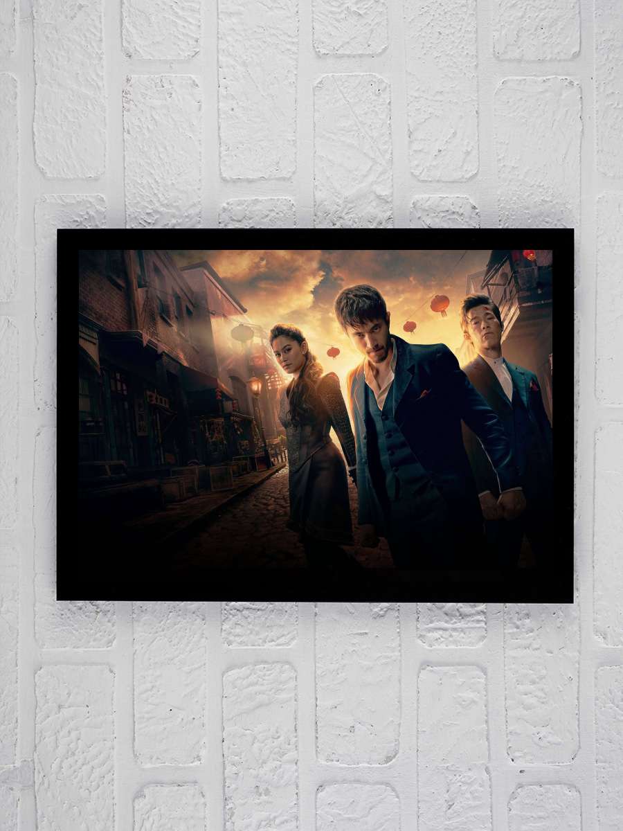 Warrior Dizi Tablo Siyah Çerçeveli Dizi Poster Duvar Tablo