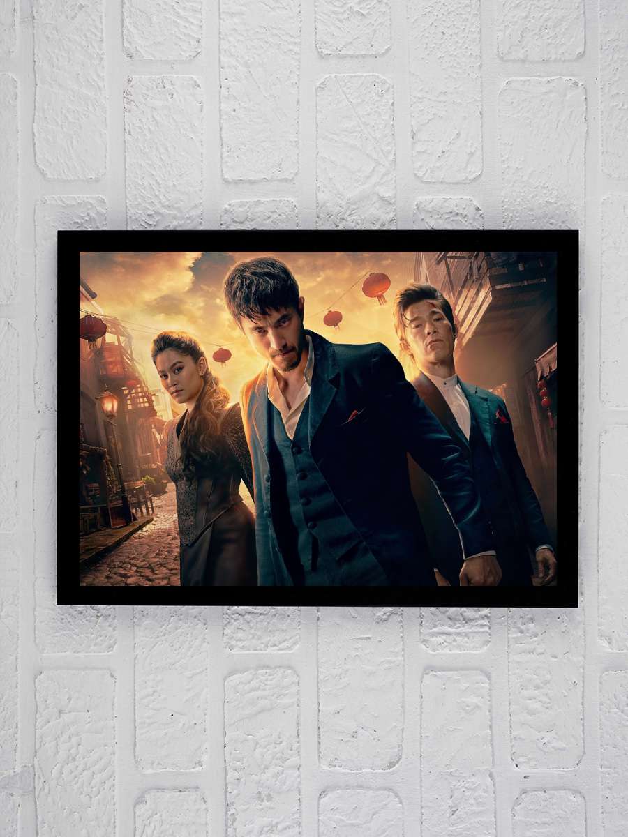 Warrior Dizi Tablo Siyah Çerçeveli Dizi Poster Duvar Tablo