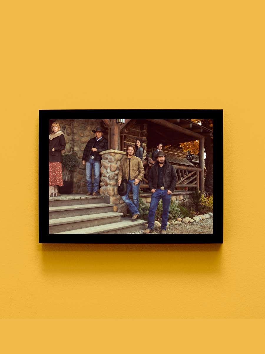 Yellowstone Dizi Tablo Siyah Çerçeveli Dizi Poster Duvar Tablo - En İyi Fiyatlarla