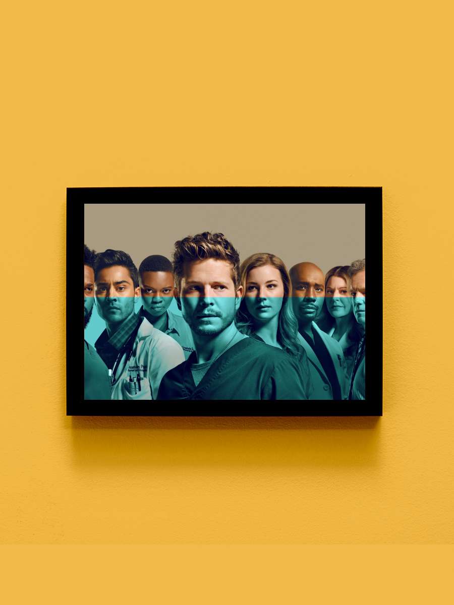 The Resident Dizi Tablo Siyah Çerçeveli Dizi Poster Duvar Tablo