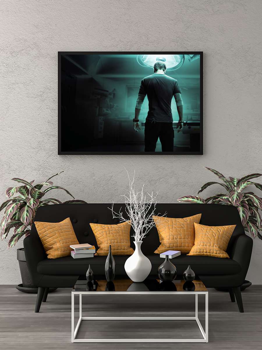 The Resident Dizi Tablo Siyah Çerçeveli Dizi Poster Duvar Tablo