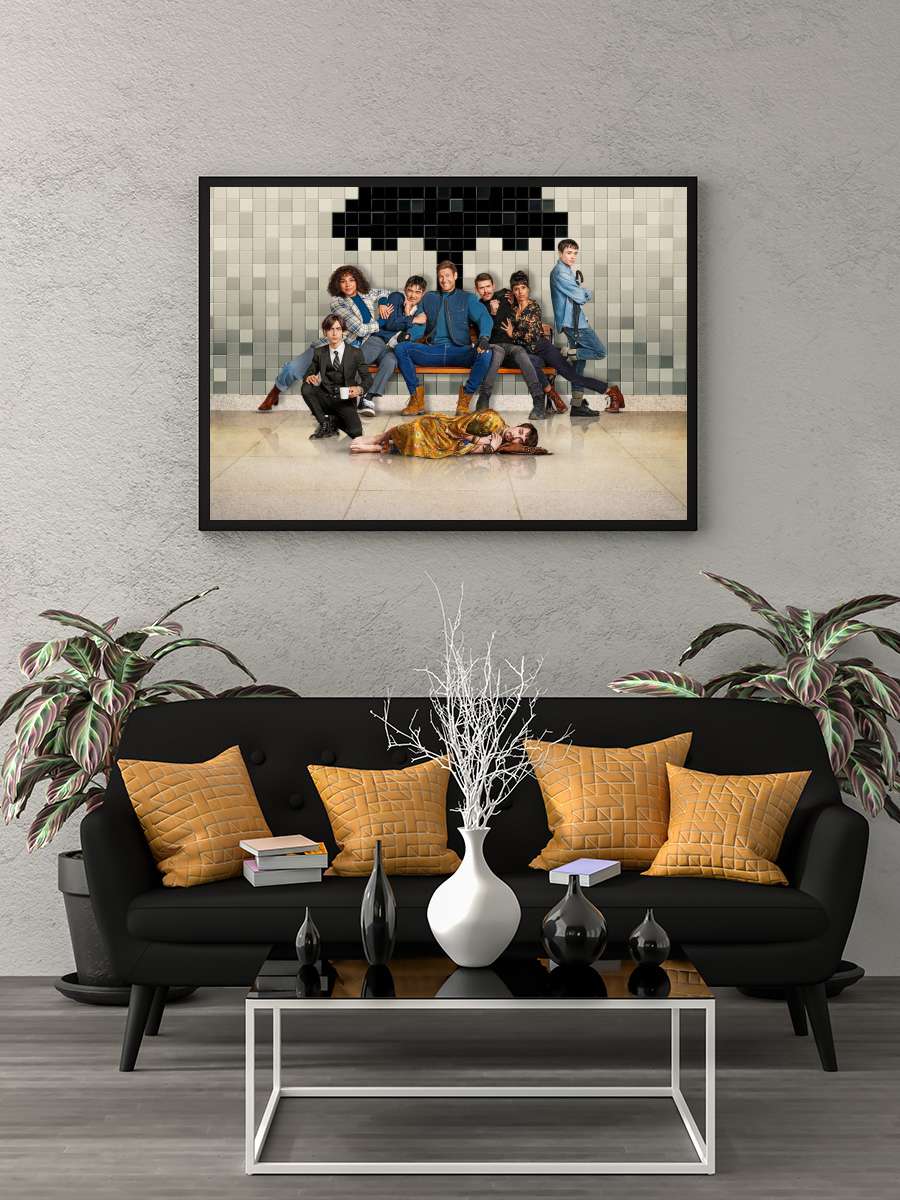 The Umbrella Academy Dizi Tablo Siyah Çerçeveli Dizi Poster Duvar Tablo