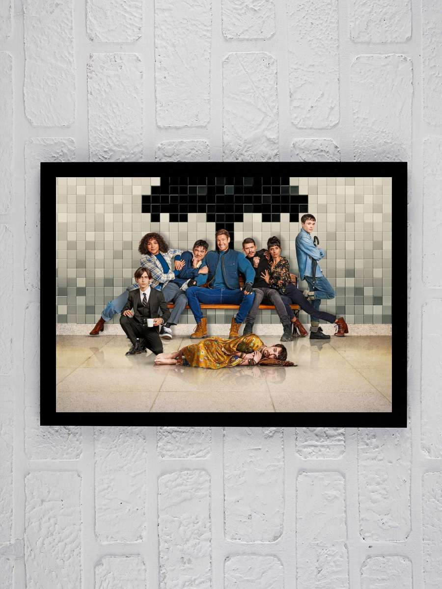 The Umbrella Academy Dizi Tablo Siyah Çerçeveli Dizi Poster Duvar Tablo