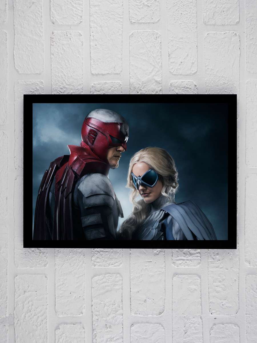 Titans Dizi Tablo Siyah Çerçeveli Dizi Poster Duvar Tablo
