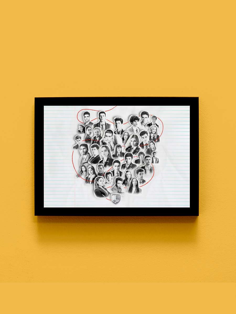 Élite Dizi Tablo Siyah Çerçeveli Dizi Poster Duvar Tablo - En İyi Fiyatlarla