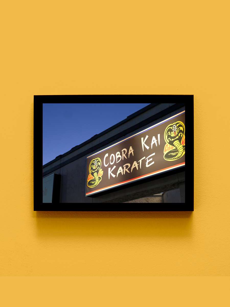 Cobra Kai Dizi Tablo Siyah Çerçeveli Dizi Poster Duvar Tablo