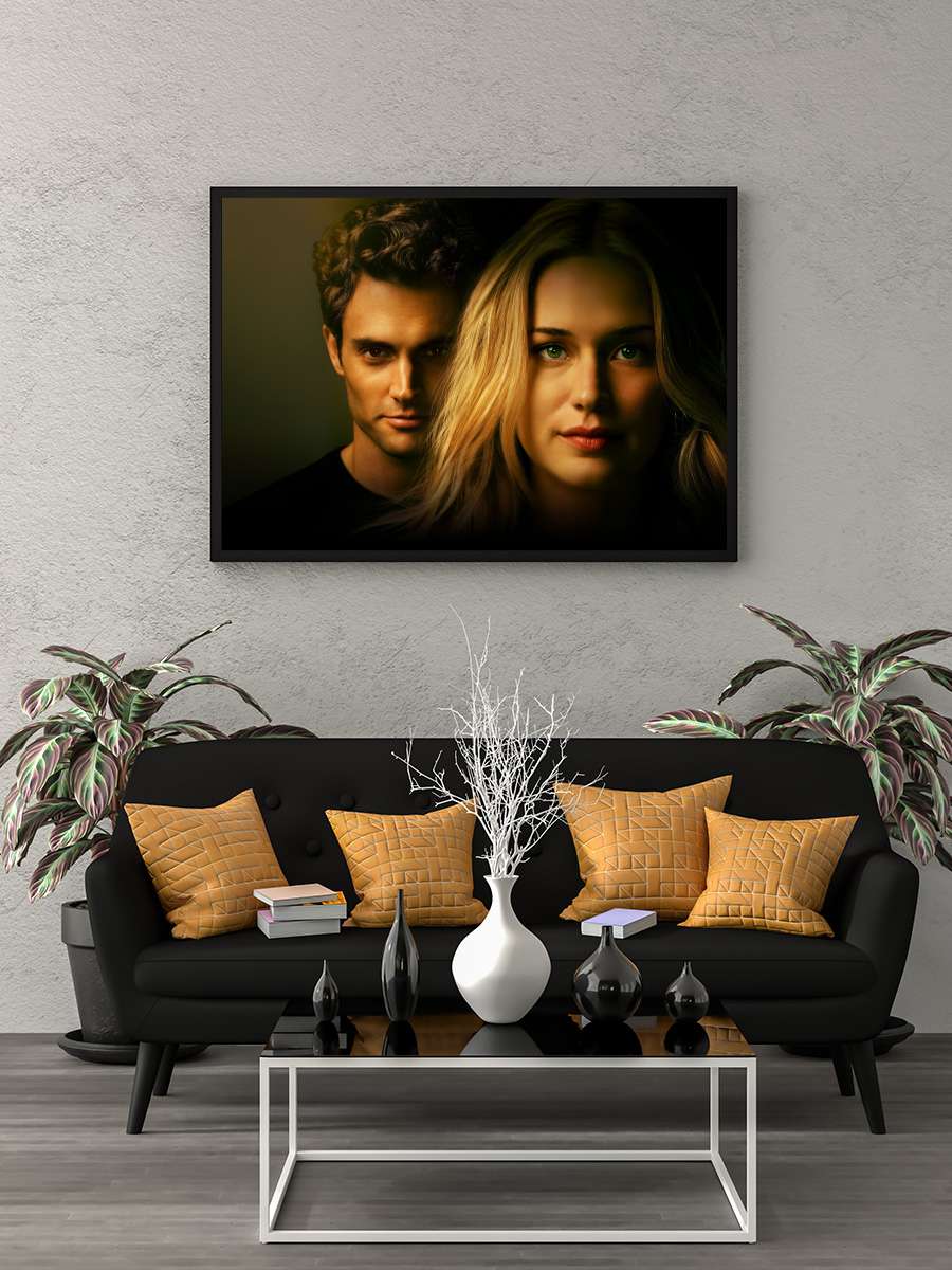 You Dizi Tablo Siyah Çerçeveli Dizi Poster Duvar Tablo