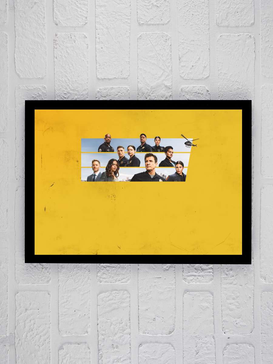 The Rookie Dizi Tablo Siyah Çerçeveli Dizi Poster Duvar Tablo