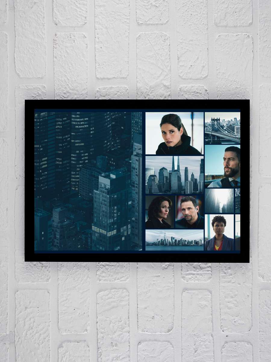 FBI Dizi Tablo Siyah Çerçeveli Dizi Poster Duvar Tablo