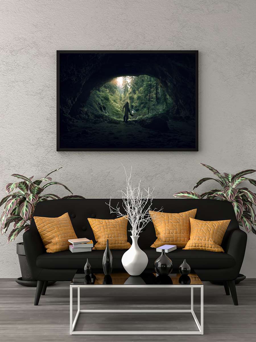 See Dizi Tablo Siyah Çerçeveli Dizi Poster Duvar Tablo