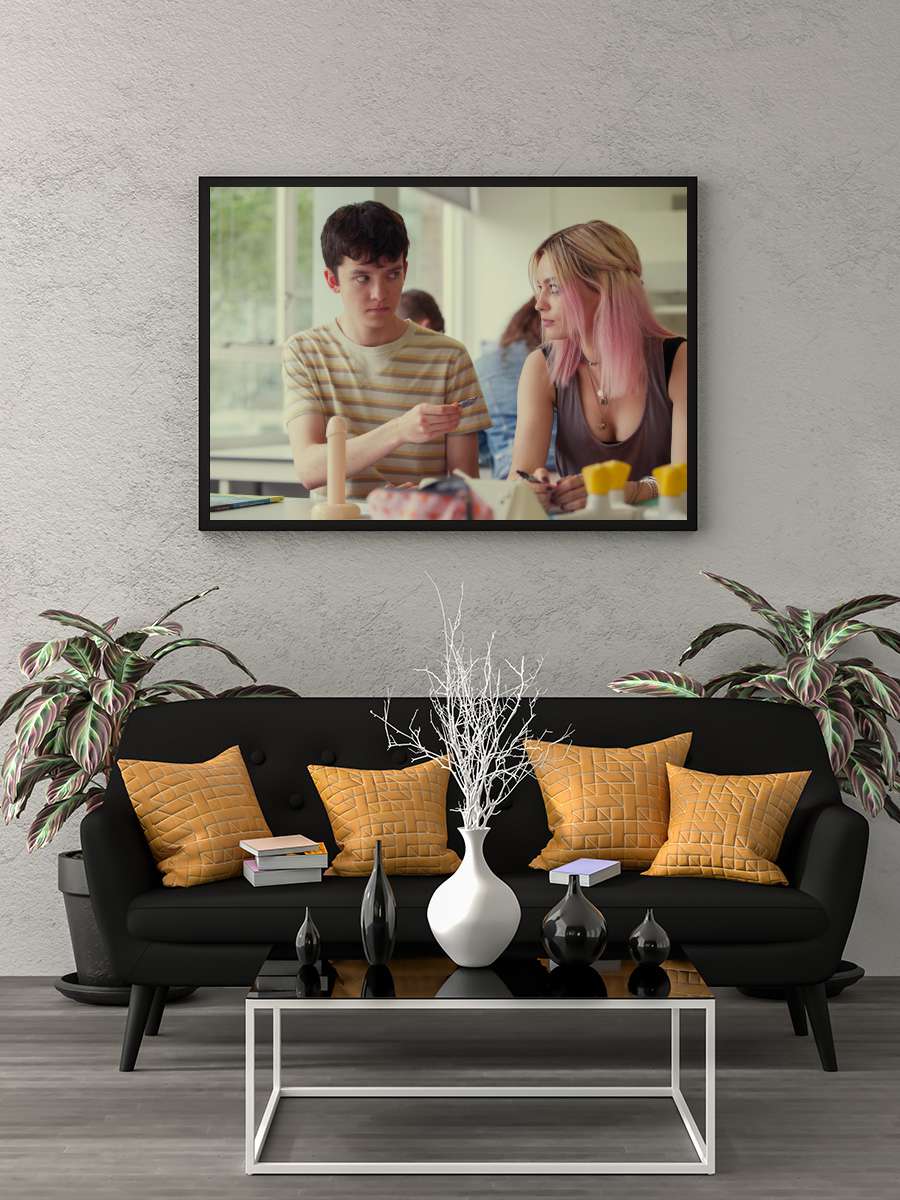 Sex Education Dizi Tablo Siyah Çerçeveli Dizi Poster Duvar Tablo