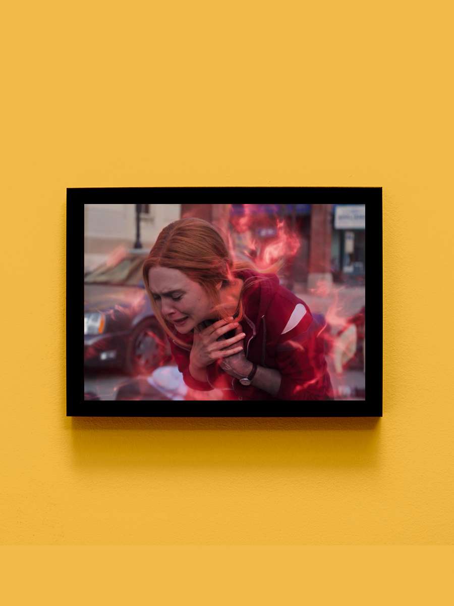 WandaVision Dizi Tablo Siyah Çerçeveli Dizi Poster Duvar Tablo