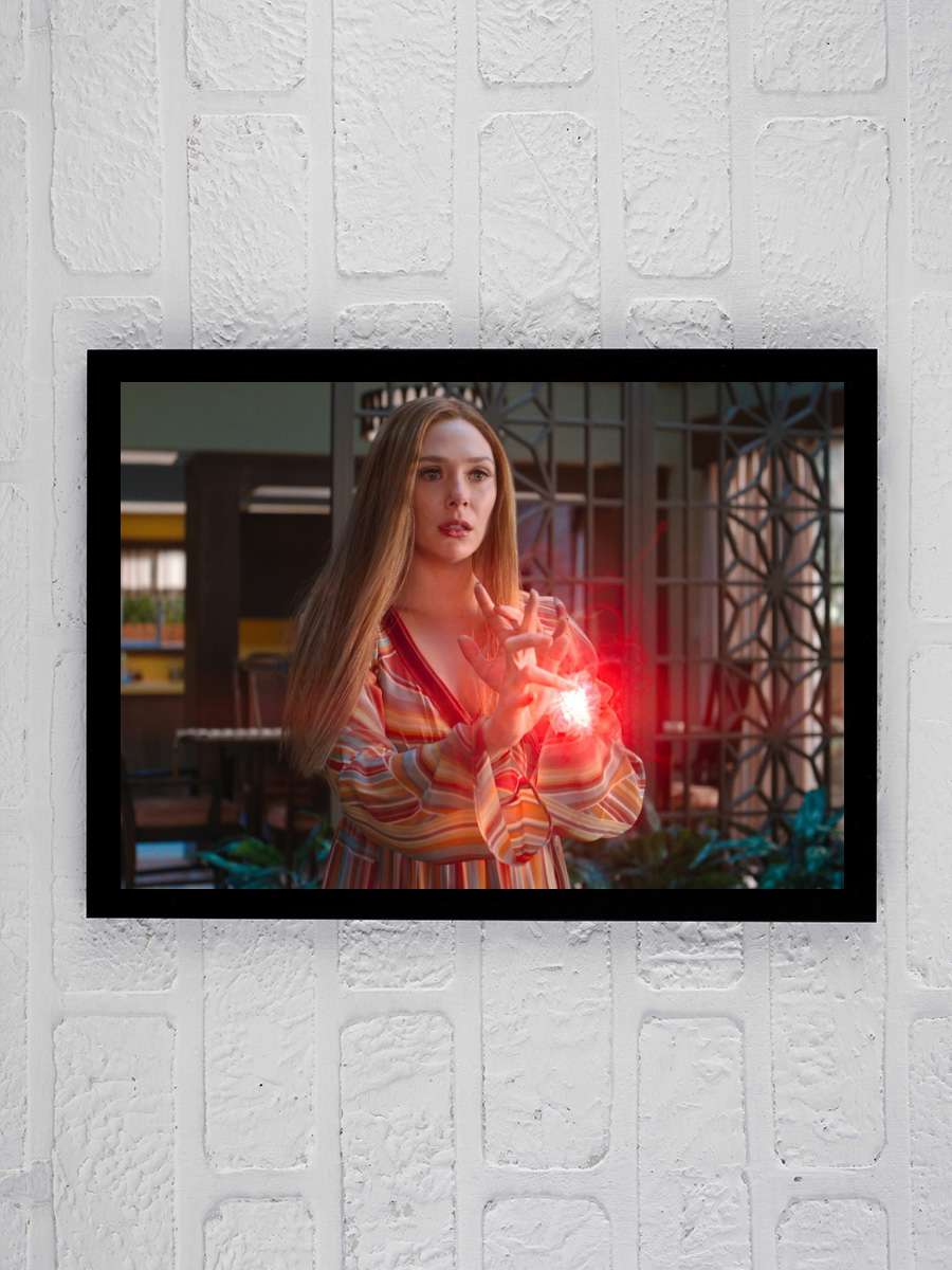 WandaVision Dizi Tablo Siyah Çerçeveli Dizi Poster Duvar Tablo