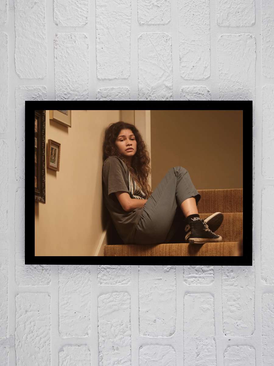 Euphoria Dizi Tablo Siyah Çerçeveli Dizi Poster Duvar Tablo