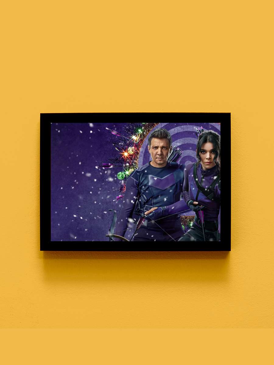 Hawkeye Dizi Tablo Siyah Çerçeveli Dizi Poster Duvar Tablo - En İyi Fiyatlarla