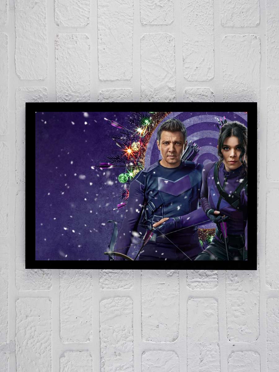 Hawkeye Dizi Tablo Siyah Çerçeveli Dizi Poster Duvar Tablo