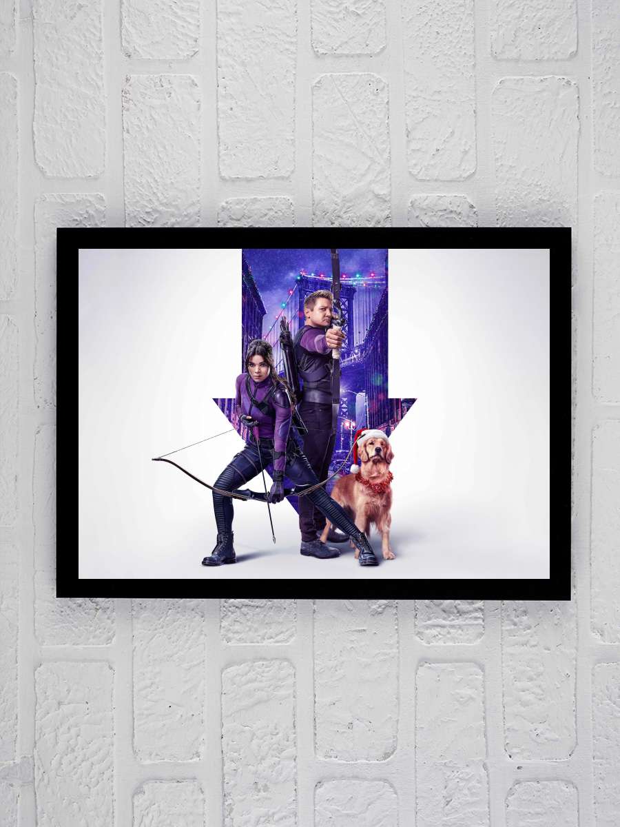 Hawkeye Dizi Tablo Siyah Çerçeveli Dizi Poster Duvar Tablo