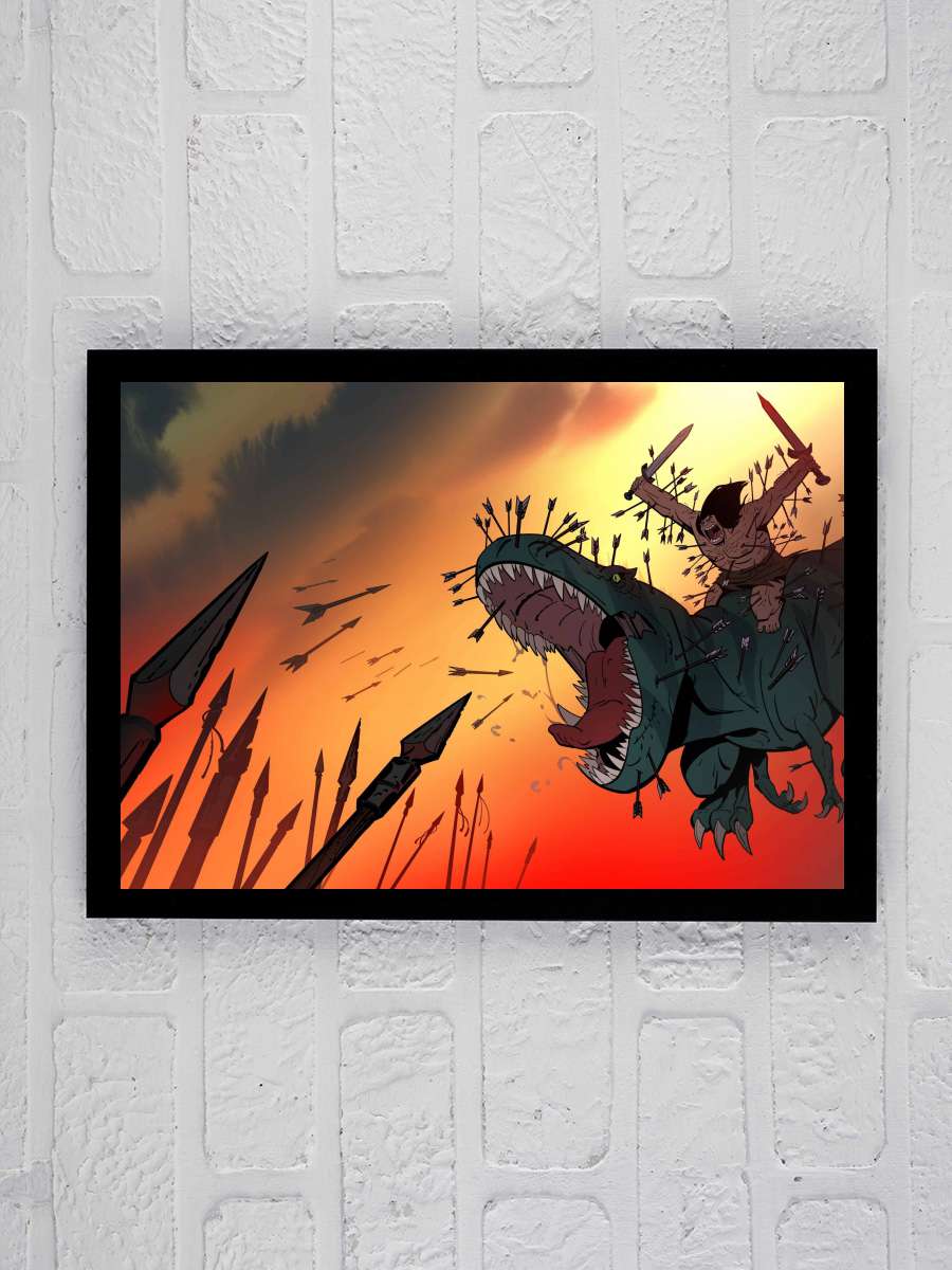 Primal Dizi Tablo Siyah Çerçeveli Dizi Poster Duvar Tablo