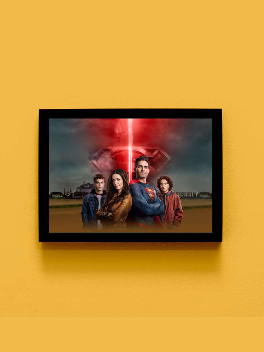 Superman & Lois Dizi Tablo Siyah Çerçeveli Dizi Poster Duvar Tablo