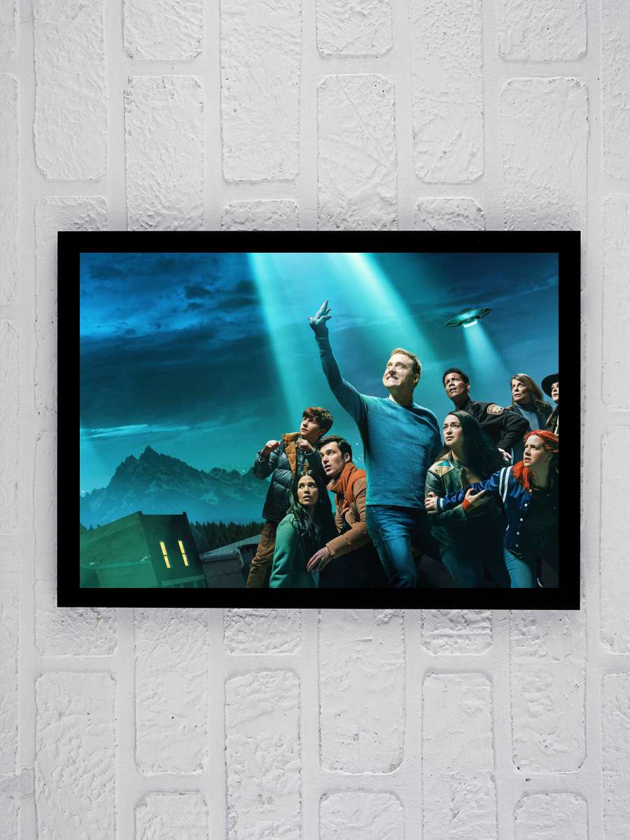 Resident Alien Dizi Tablo Siyah Çerçeveli Dizi Poster Duvar Tablo