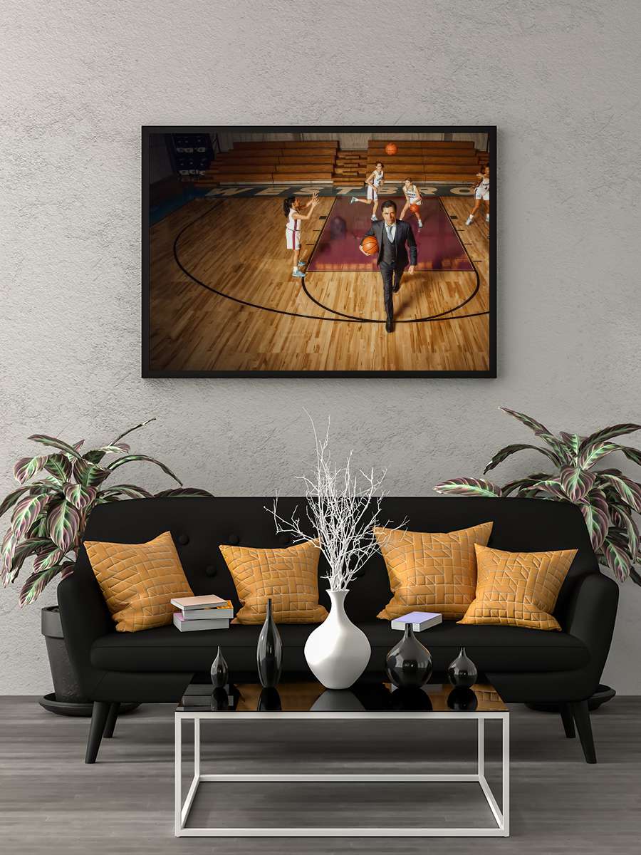 Big Shot Dizi Tablo Siyah Çerçeveli Dizi Poster Duvar Tablo