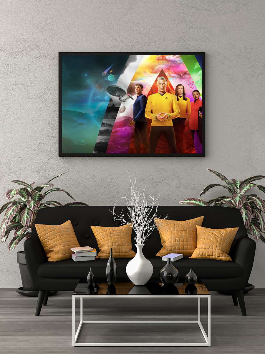 Star Trek: Strange New Worlds Dizi Tablo Siyah Çerçeveli Dizi Poster Duvar Tablo