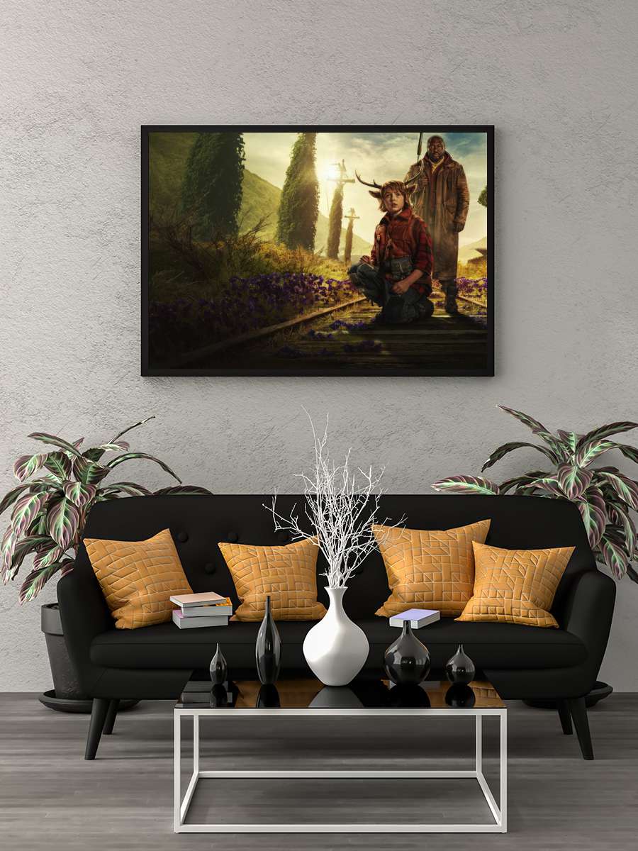 Sweet Tooth Dizi Tablo Siyah Çerçeveli Dizi Poster Duvar Tablo