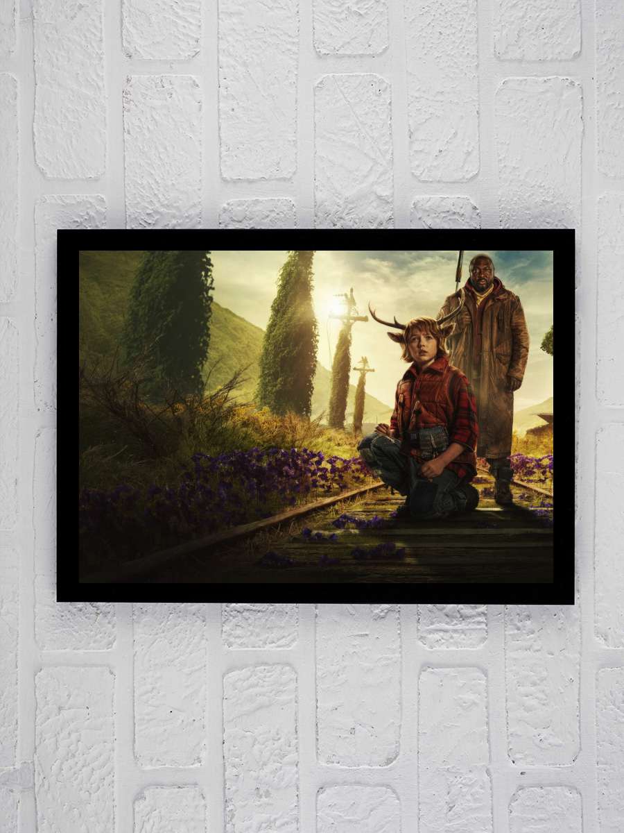 Sweet Tooth Dizi Tablo Siyah Çerçeveli Dizi Poster Duvar Tablo