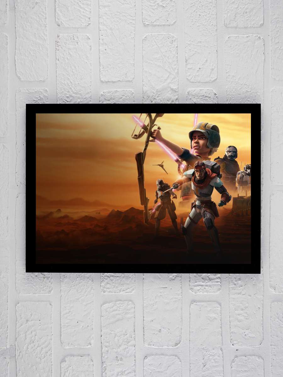 Star Wars: The Bad Batch Dizi Tablo Siyah Çerçeveli Dizi Poster Duvar Tablo