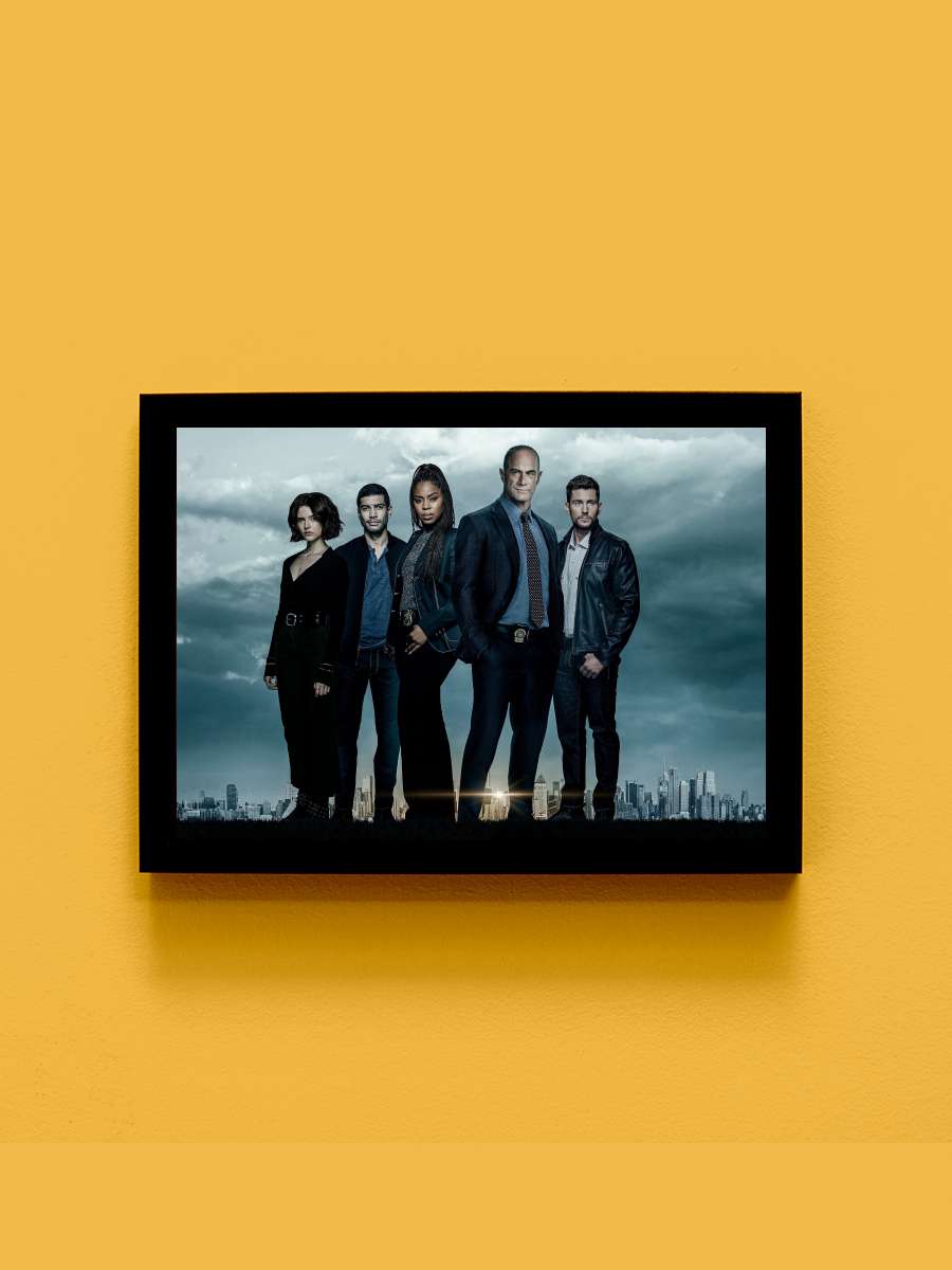 Law & Order: Organized Crime Dizi Tablo Siyah Çerçeveli Dizi Poster Duvar Tablo