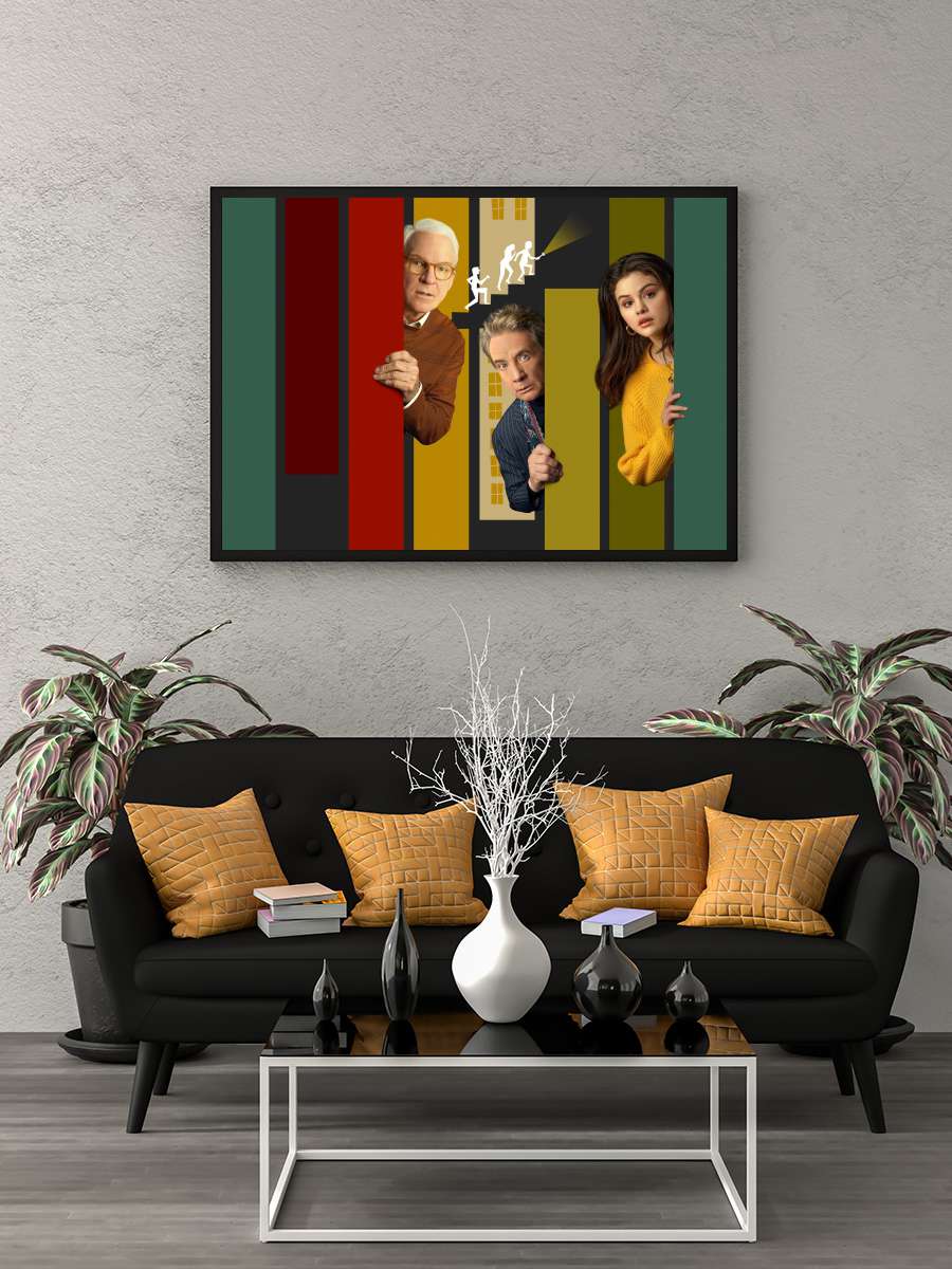 Only Murders in the Building Dizi Tablo Siyah Çerçeveli Dizi Poster Duvar Tablo