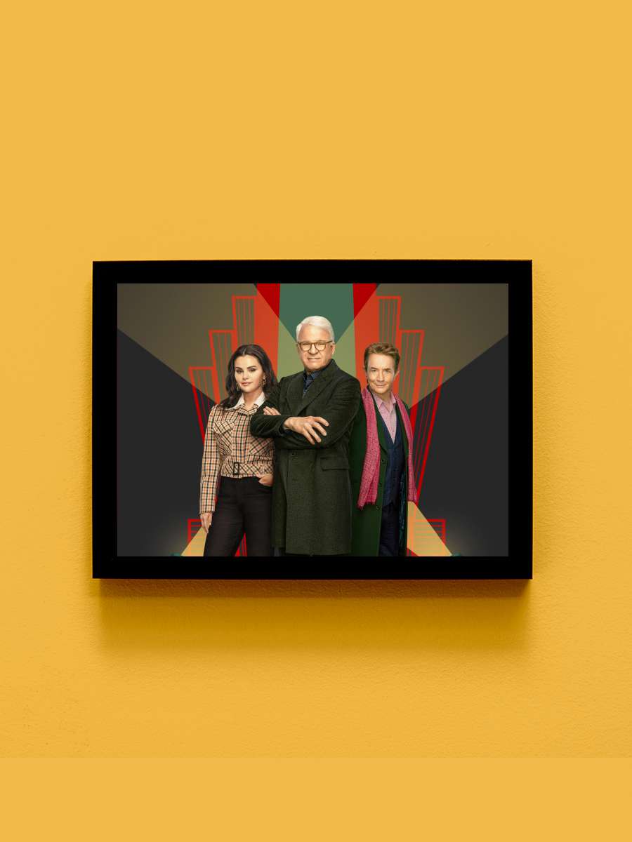 Only Murders in the Building Dizi Tablo Siyah Çerçeveli Dizi Poster Duvar Tablo - En İyi Fiyatlarla