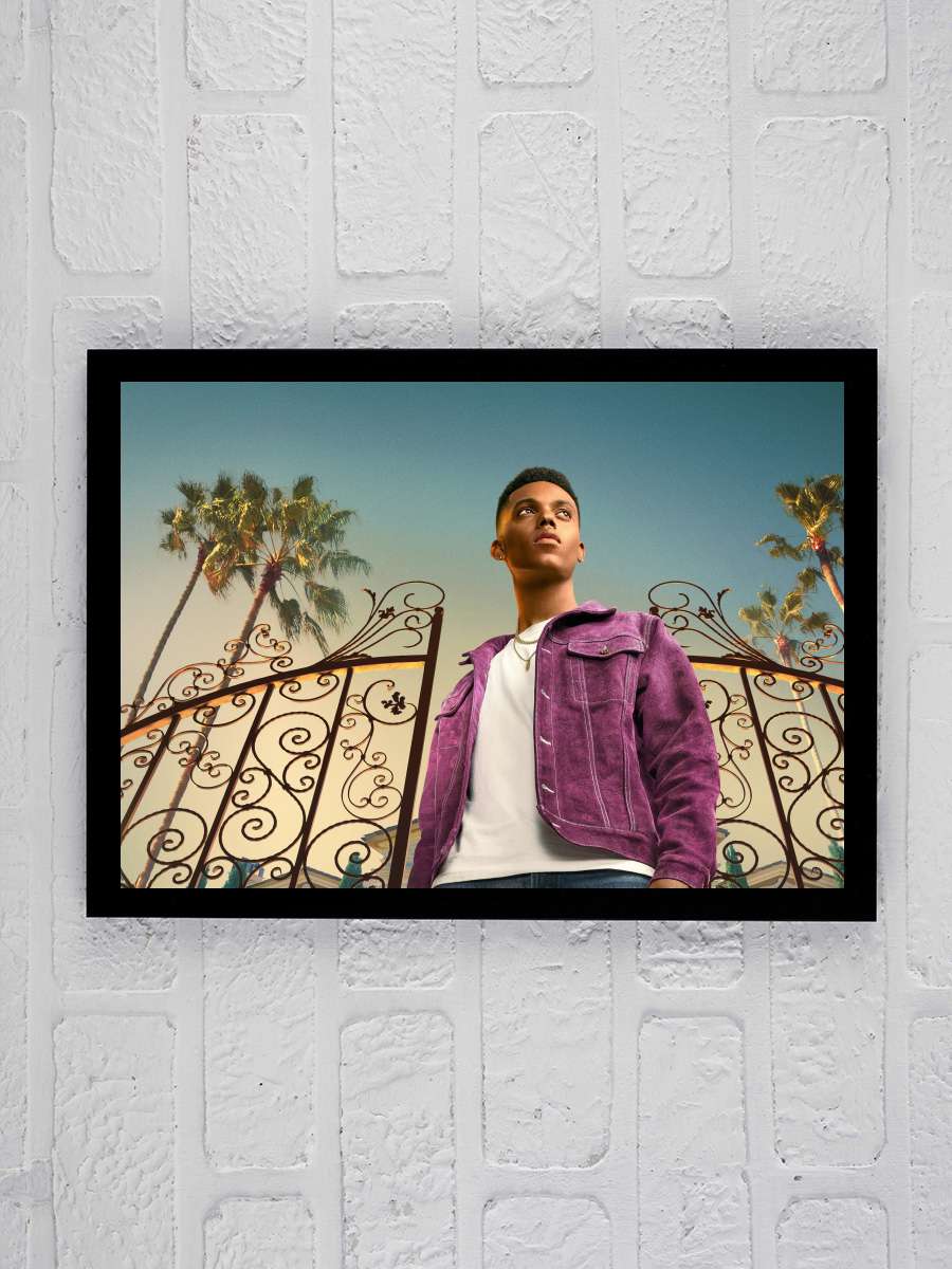 Bel-Air Dizi Tablo Siyah Çerçeveli Dizi Poster Duvar Tablo