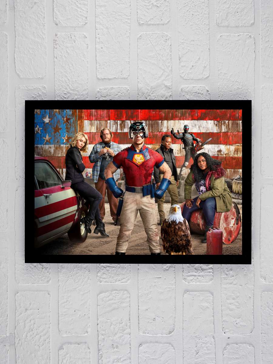 Peacemaker Dizi Tablo Siyah Çerçeveli Dizi Poster Duvar Tablo
