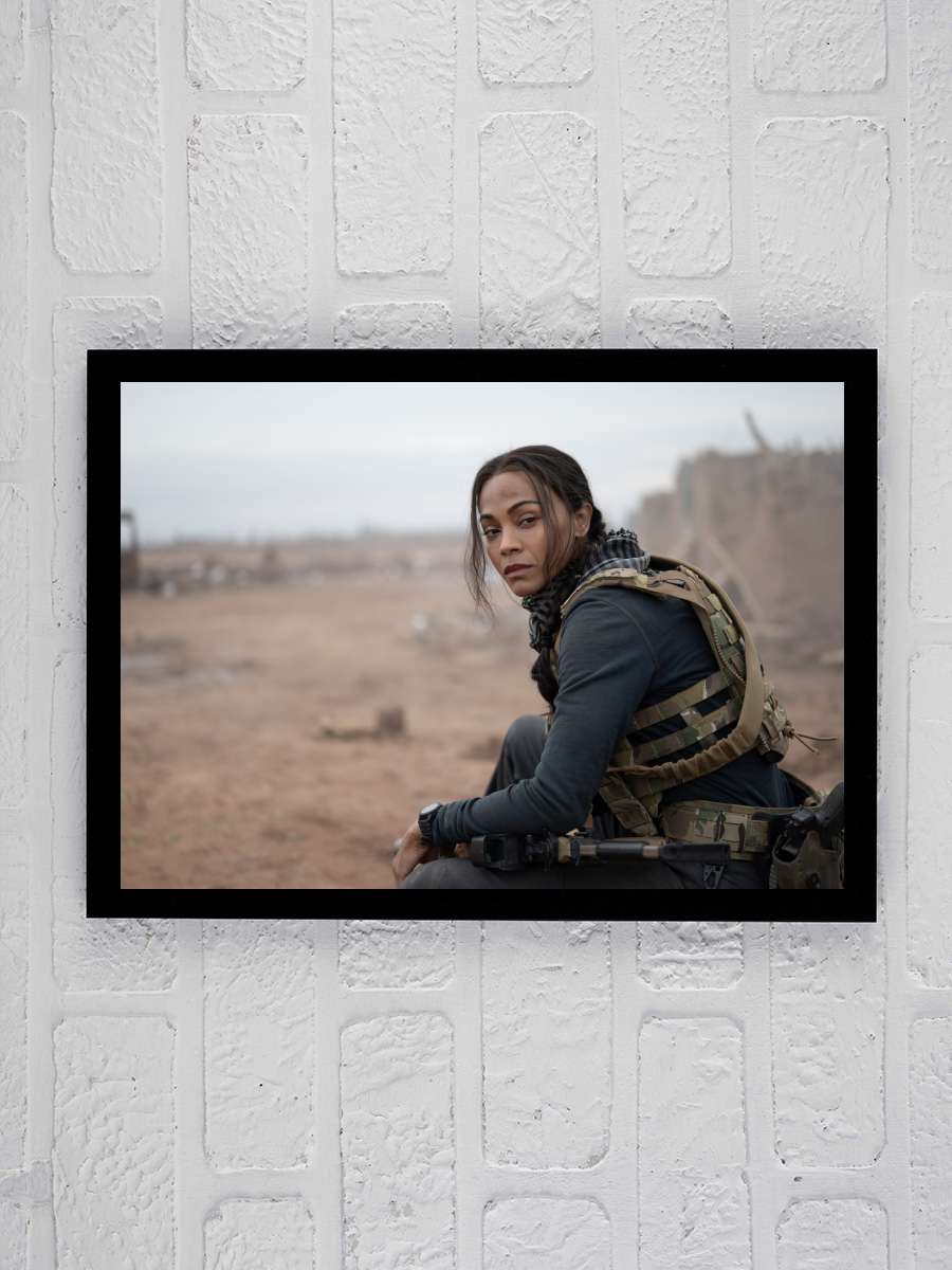 Lioness Dizi Tablo Siyah Çerçeveli Dizi Poster Duvar Tablo