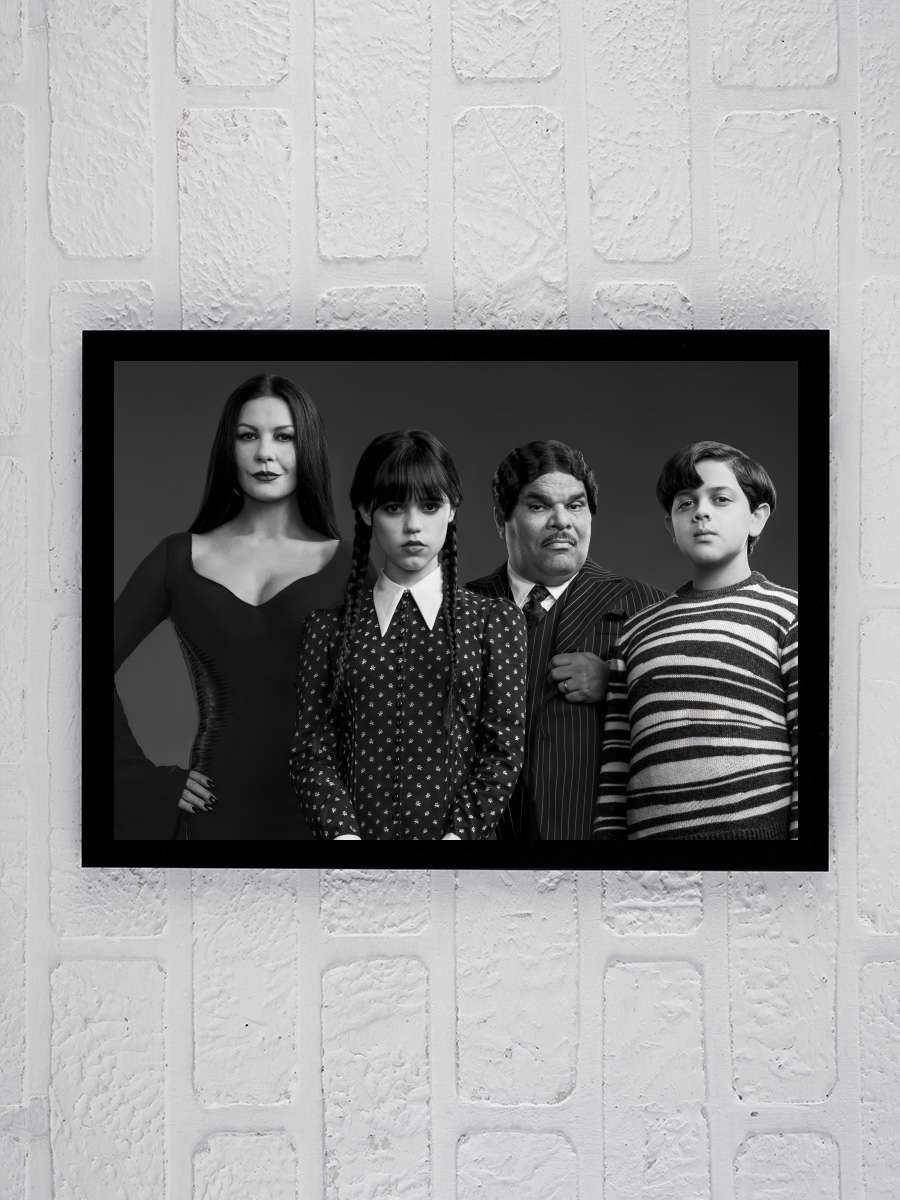 Wednesday Dizi Tablo Siyah Çerçeveli Dizi Poster Duvar Tablo