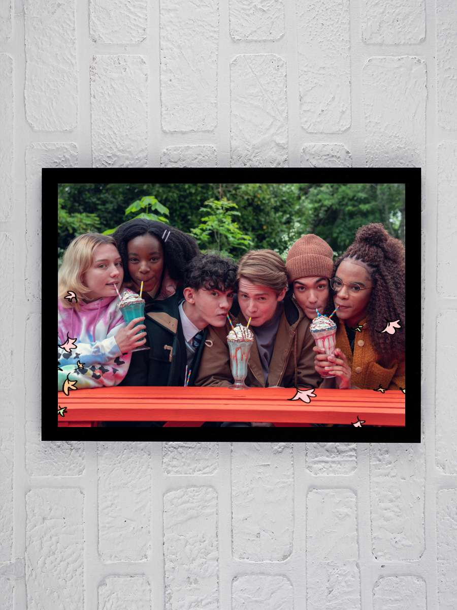 Heartstopper Dizi Tablo Siyah Çerçeveli Dizi Poster Duvar Tablo