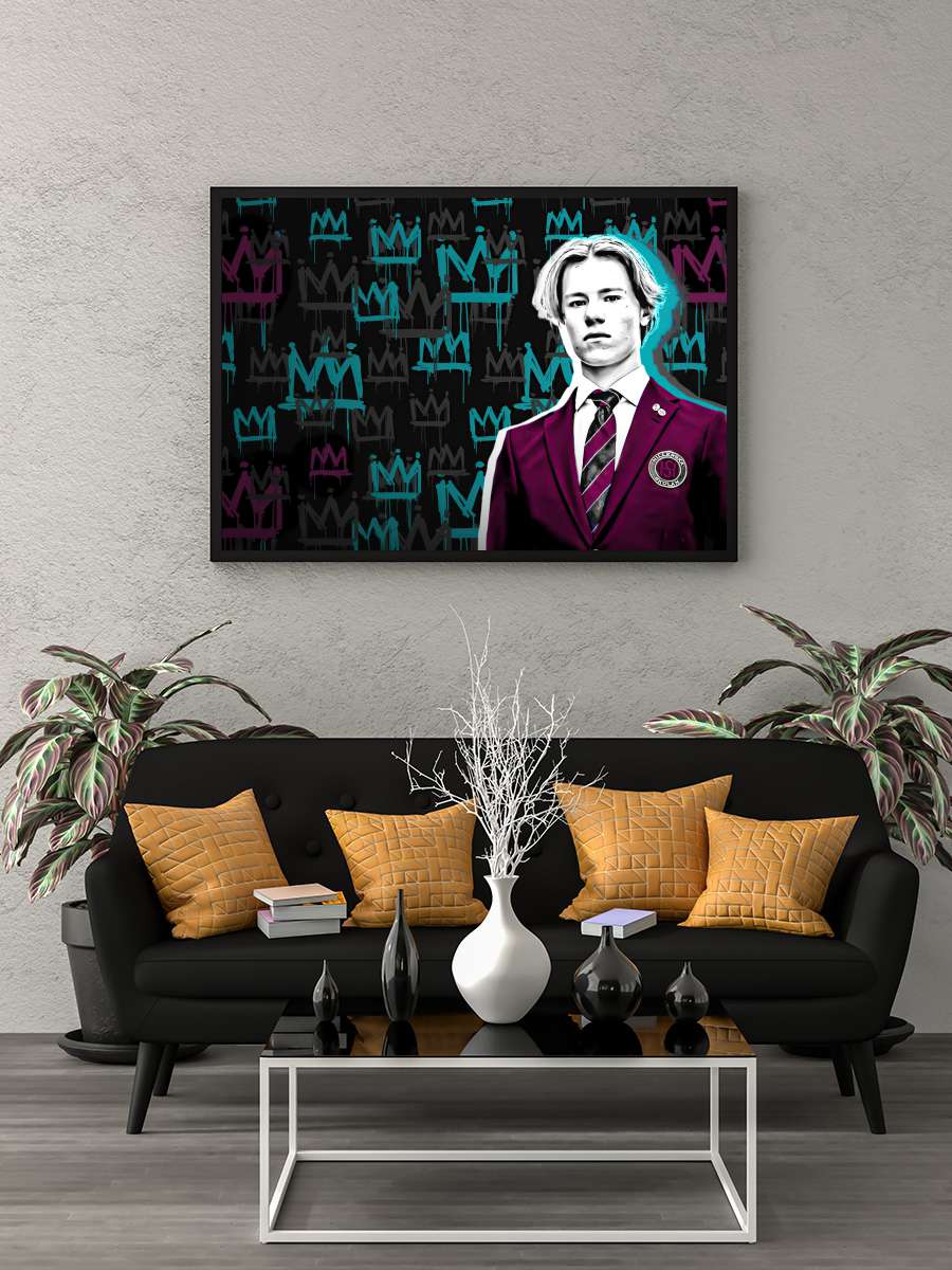 Young Royals Dizi Tablo Siyah Çerçeveli Dizi Poster Duvar Tablo