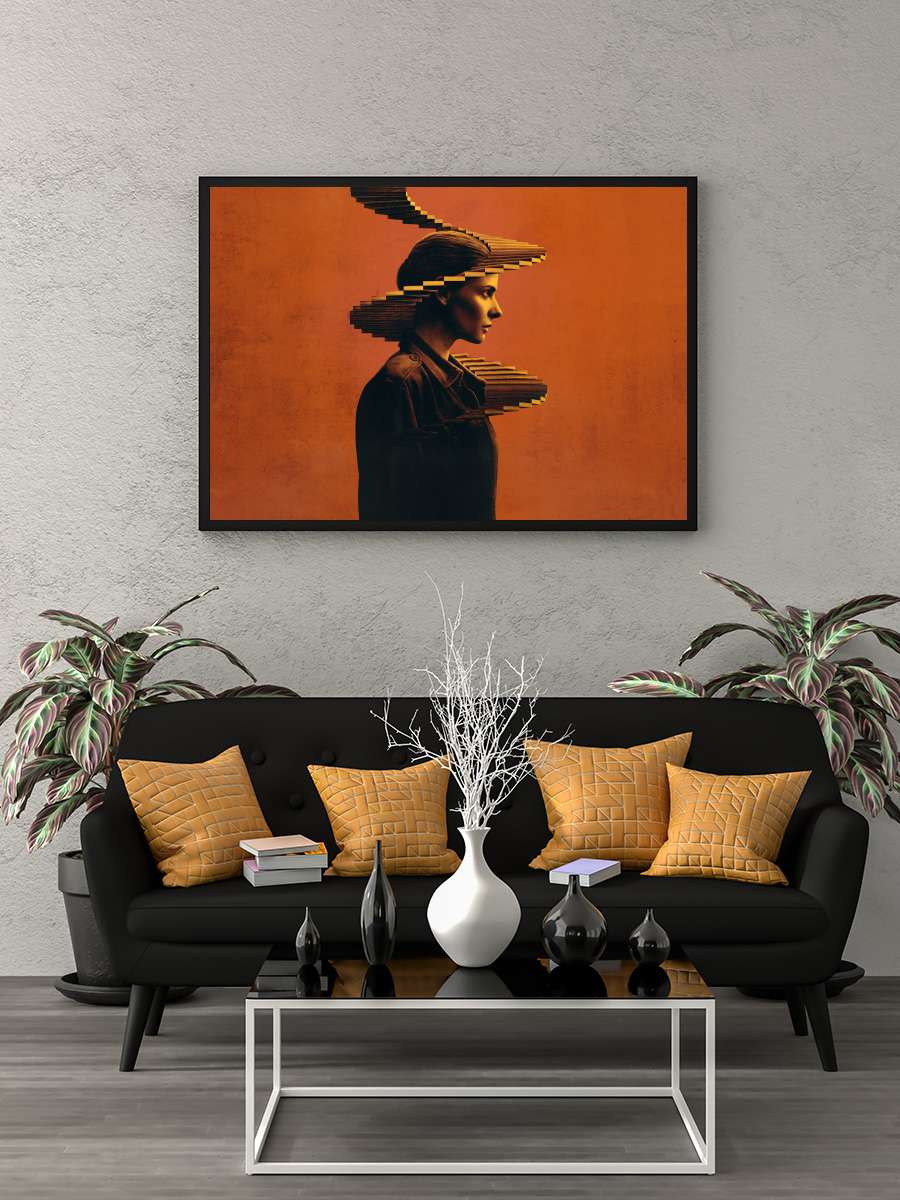 Silo Dizi Tablo Siyah Çerçeveli Dizi Poster Duvar Tablo