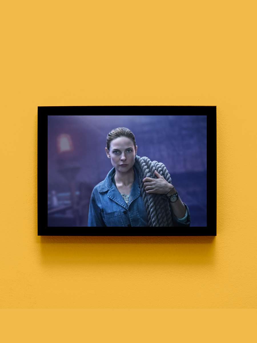 Silo Dizi Tablo Siyah Çerçeveli Dizi Poster Duvar Tablo