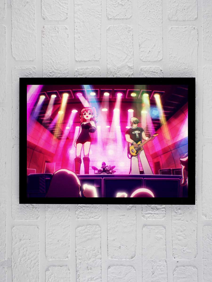Scott Pilgrim Takes Off Dizi Tablo Siyah Çerçeveli Dizi Poster Duvar Tablo