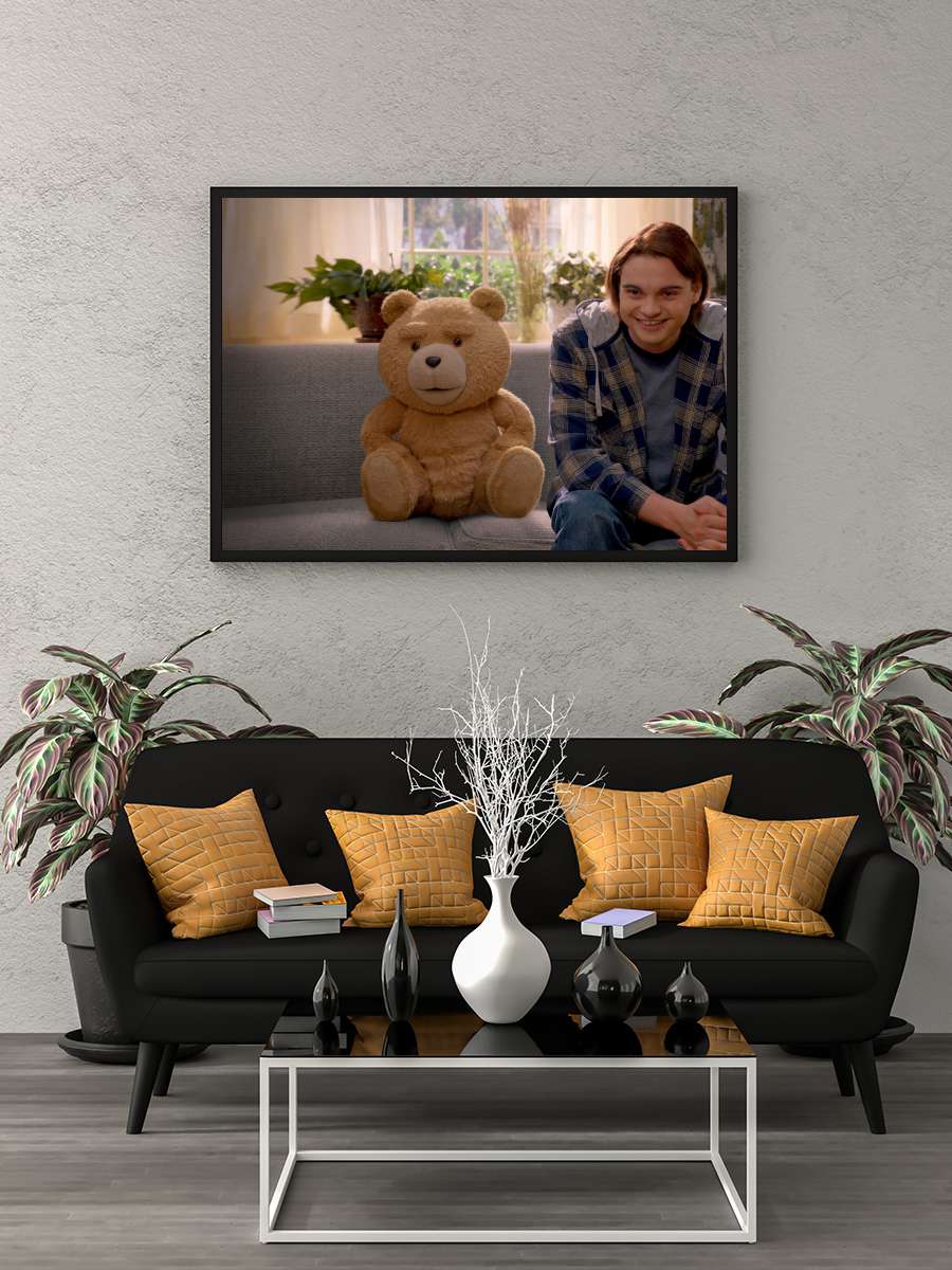 ted Dizi Tablo Siyah Çerçeveli Dizi Poster Duvar Tablo