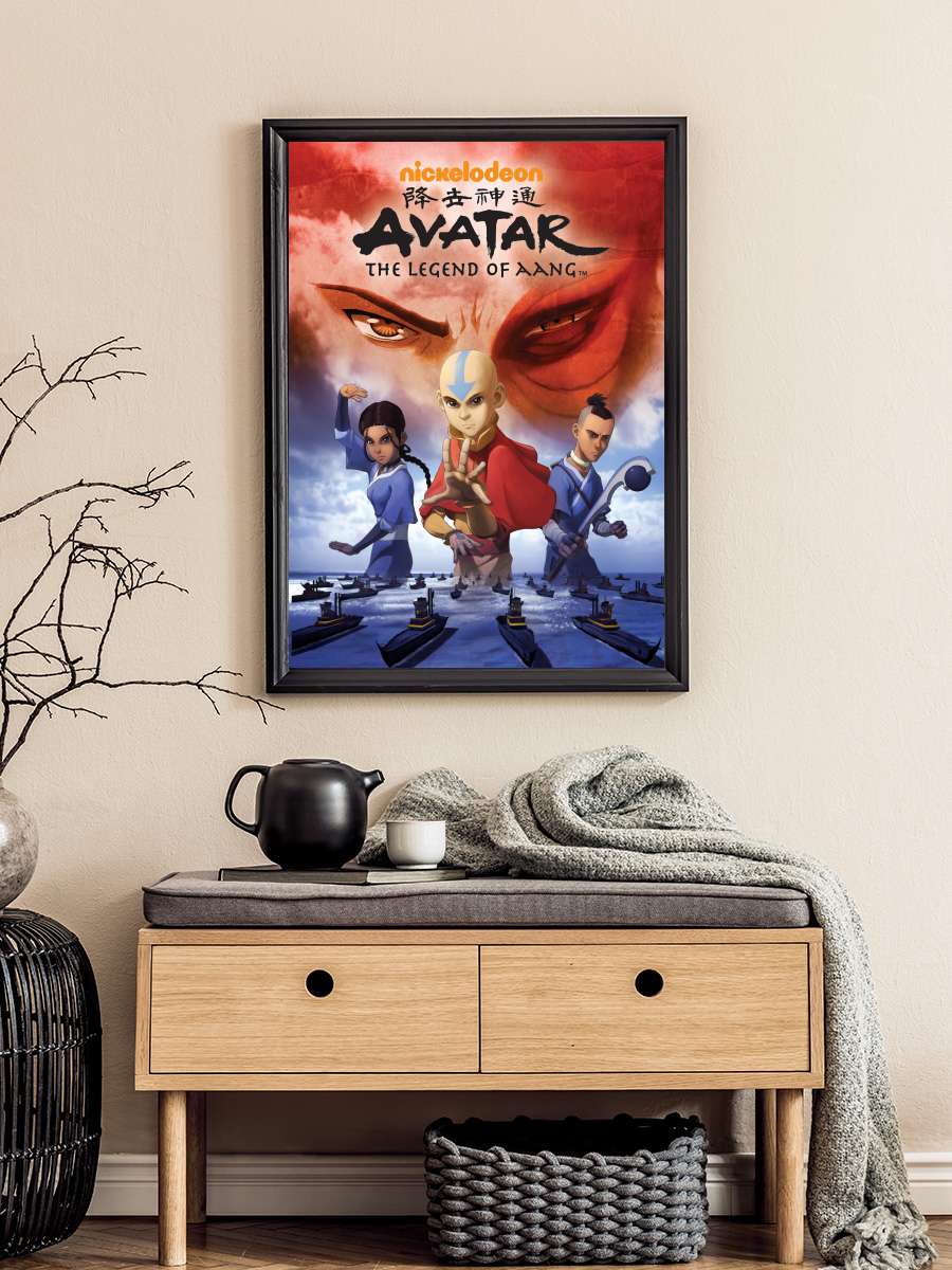 Avatar - Avatar: The Last Airbender Dizi Tablo Siyah Çerçeveli Dizi Poster Duvar Tablo