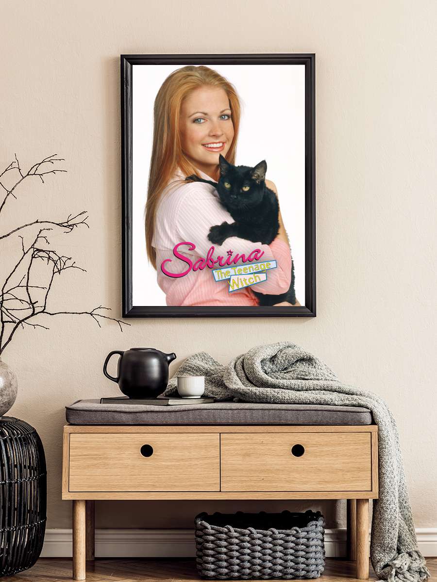 Sabrina, the Teenage Witch Dizi Tablo Siyah Çerçeveli Dizi Poster Duvar Tablo